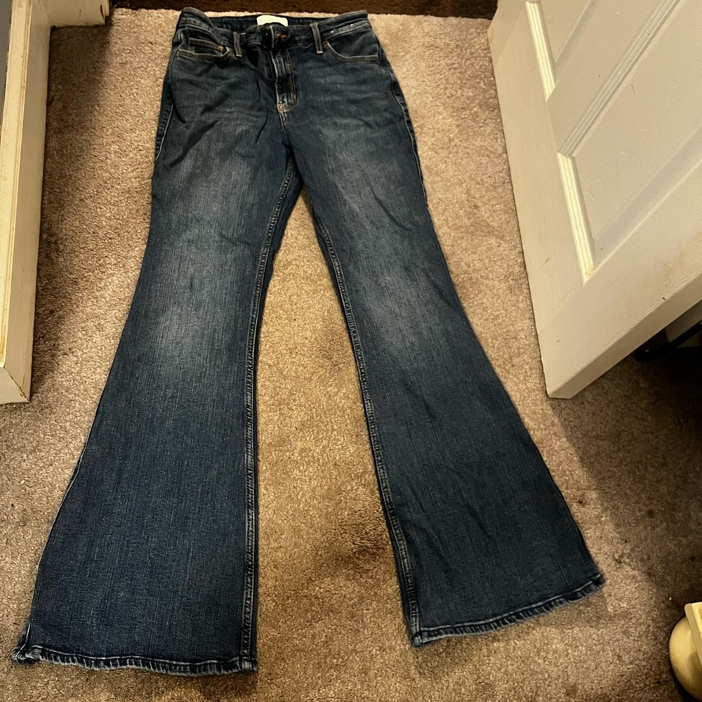 Abercrombie and Fitch The Flare Ultra High Rise Jeans